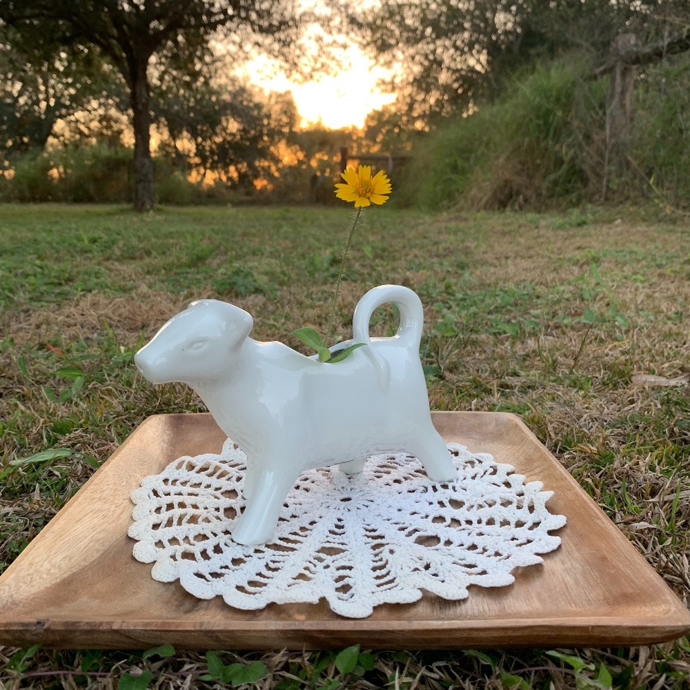 Milk Creamer Cow | Farmhouse Coffee Bar